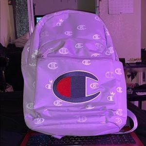 purple champion bookbag